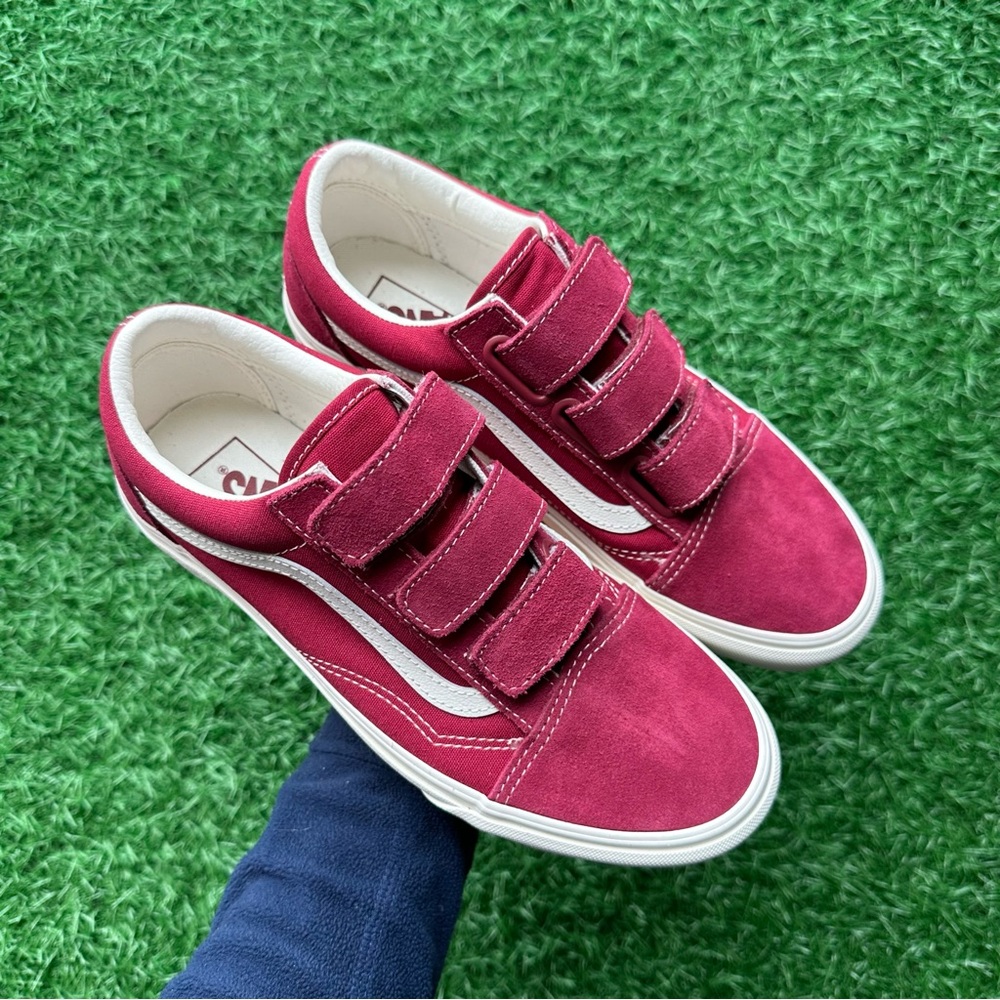 Vans Old Skool V Suede Canvas Rumba Red - Picture 2 of 10